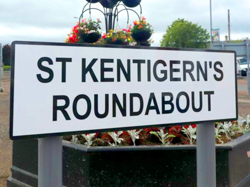 Image showing the renamed St Kentigern’s Roundabout